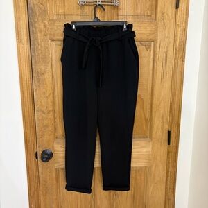 Maurices Black Tie-Waist Pants